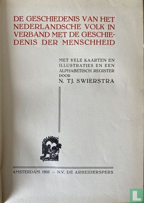 De geschiedenis van het Nederlandsche volk in verband met de geschiedenis der mensheid  - Afbeelding 3