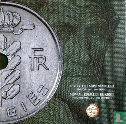 Belgium mint set 2001 "Farewell to the Belgian franc" (type 1) - Image 4