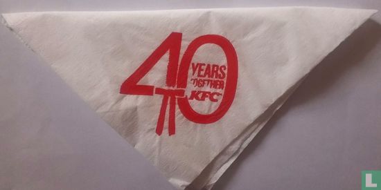 40 years together KFC