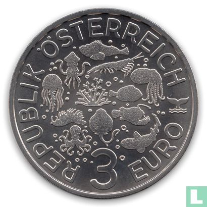 Austria 3 euro 2023 "Light shrimps" - Image 2