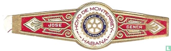 Rotary Club Sevilla Hoyo de Monterrey Habana - Jose - Gener - Afbeelding 1