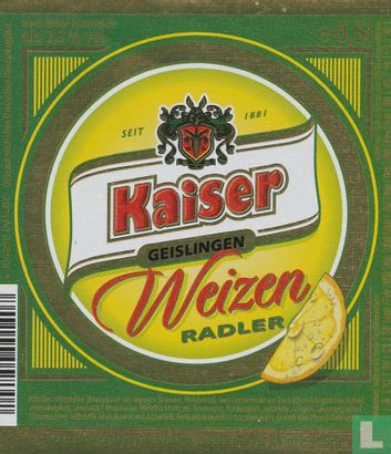 Kaiser Weizen Radler