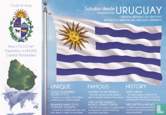 URUGUAY - FOTW - Afbeelding 1