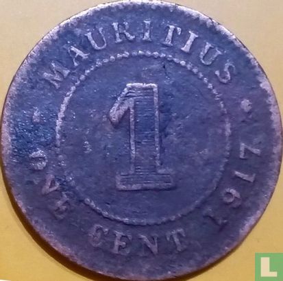 Mauritius 1 Cent 1917 - Bild 1