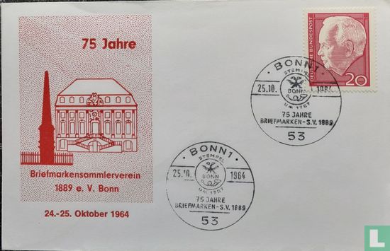 Stamp collectors ver. Bonn 75 years