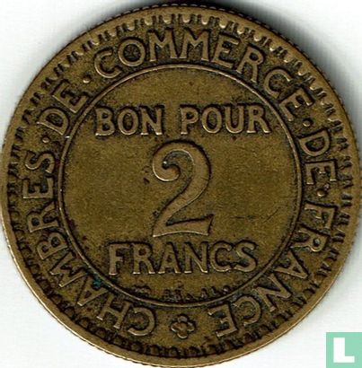 France 2 francs 1923 - Image 2