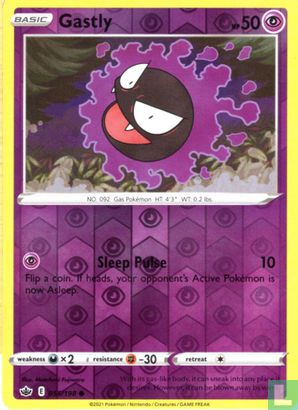 Gastly (reversed holo) - Afbeelding 1