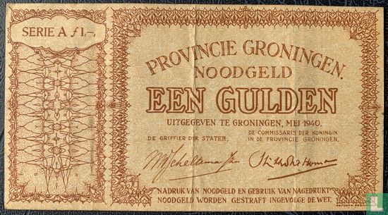 Emergency money 1 Gulden Groningen (Not validated) PL475.1 - Image 1