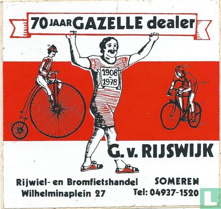 70 jaar Gazelle dealer G. v. Rijswijk