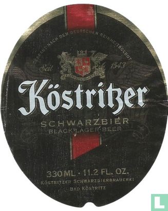 kostritzer schwarzbier - Afbeelding 1