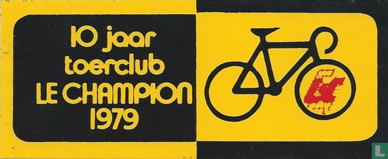 10 jaar toerclub le Champion 1979