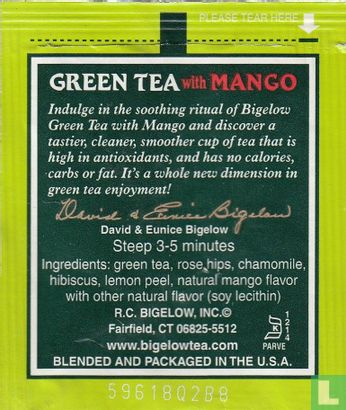 Green Tea with Mango - Afbeelding 2