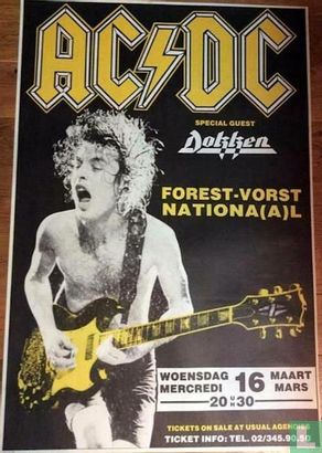 AC/DC EUROPA TOUR 1988