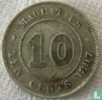 Mauritius 10 cents 1897 - Image 1