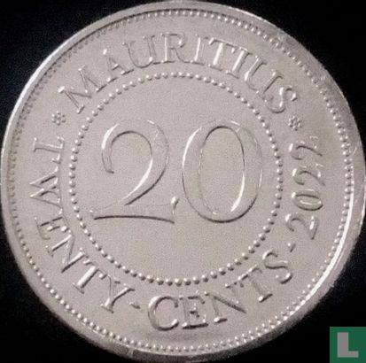 Mauritius 20 cents 2022 - Image 1