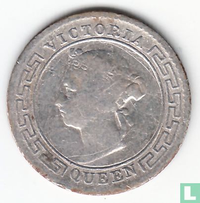 Ceylon 10 Cent 1900 - Bild 2