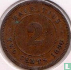 Mauritius 2 cents 1888 - Image 1