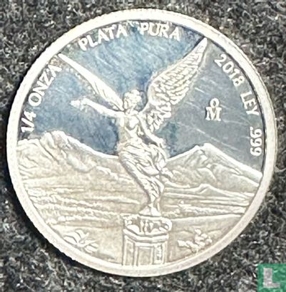 Mexico ¼ onza plata 2018 - Image 1