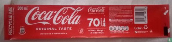Coca-Cola, 70ans de présence à Maurice 500ml