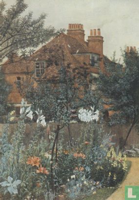 View of a garden in Bedford Park (1885) - Afbeelding 1