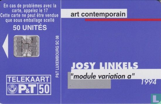 Josy Linkels "Module variation a" 1994 - Afbeelding 1