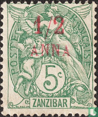 Allegory, with overprint