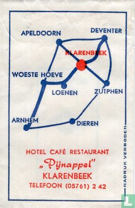 Hotel Café Restaurant "Pijnappel" - Afbeelding 1