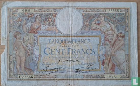 Frankrijk 100 francs  - Afbeelding 1