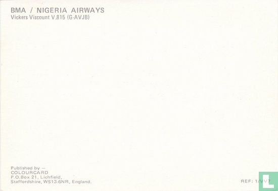 G-AVJB - Vickers V.815 Viscount - Nigeria Airways - Image 2