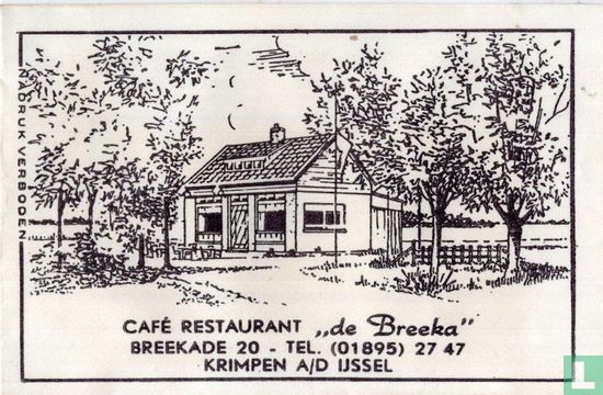 Café Restaurant "De Breeka" - Image 1