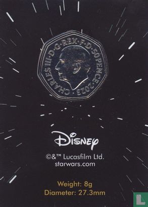 Verenigd Koninkrijk 50 pence 2023 (coincard) "40th anniversary of Star Wars - Return of the Jedi" - Afbeelding 1