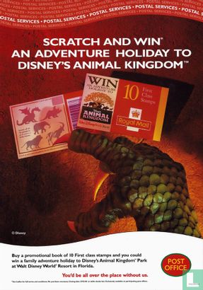Scratch and Win an Adventure Holiday to Disney's Animal Kingdom