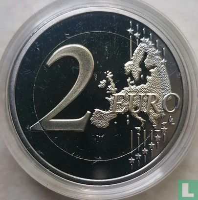 Belgium 2 euro 2023 (PROOF) "Art Nouveau" - Image 2
