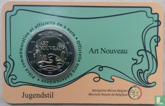 Belgium 2 euro 2023 (coincard - FRA) "Art Nouveau" - Image 1