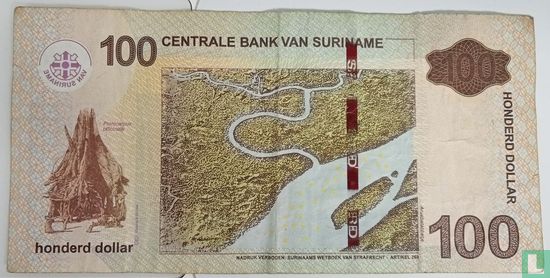 Suriname 100 Dollar - Afbeelding 2