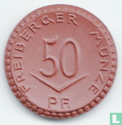 Freiberg 50 pfennig 1921 (type 2) - Afbeelding 2