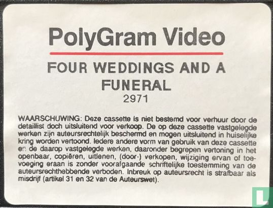  Four Weddings and a Funeral - Image 3