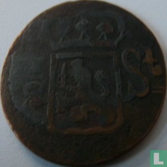Indes néerlandaises ½ stuiver 1822 (sans S - type 2) - Image 2