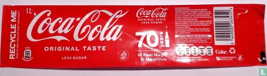  Coca-Cola, 70 ans de présence à Maurice 1L