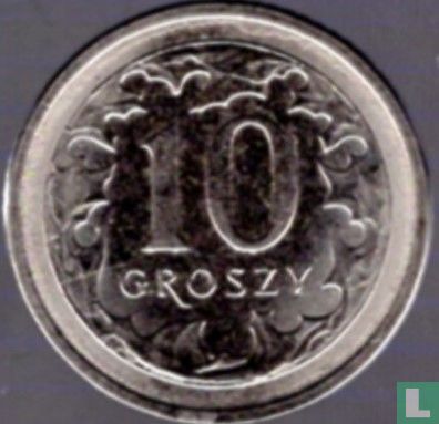 Pologne 10 groszy 2022 - Image 2