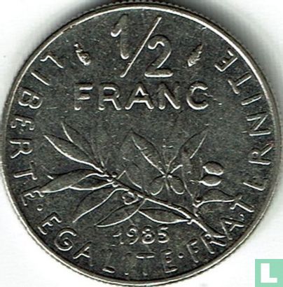 Frankreich ½ Franc 1985 - Bild 1