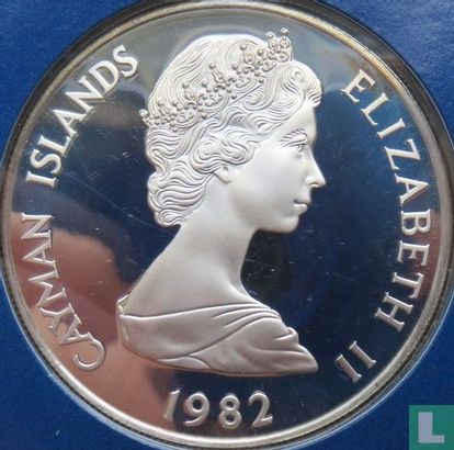 Cayman Islands 5 dollars 1982 (PROOF) "150th anniversary of Parliamentary Government" - Image 2
