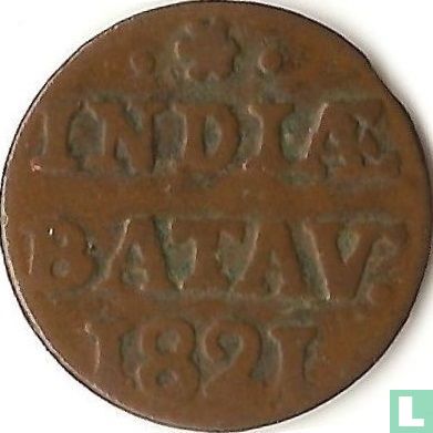 Niederländisch-Ostindien ½ Duit 1821 - Bild 1