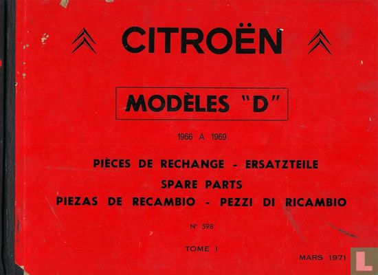 Citroën Modèles "D" tome 1 - Afbeelding 1