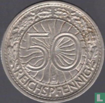 Duitse Rijk 50 reichspfennig 1927 (E) - Afbeelding 2