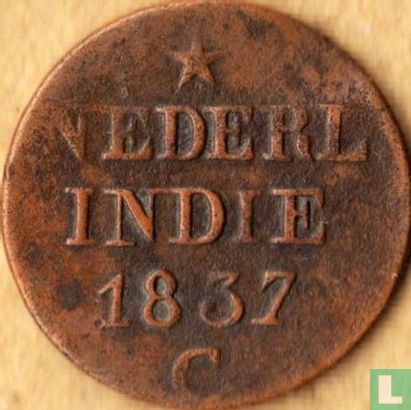 Indes néerlandaises 1 cent 1837 (C) - Image 1