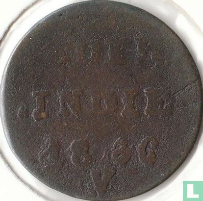 Indes néerlandaises 1 cent 1836 - Image 1
