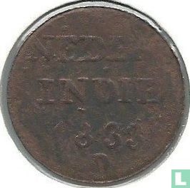 Indes néerlandaises 1 cent 1833 (D) - Image 1