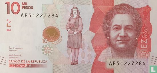 Colombia 10.000 Pesos - Afbeelding 1