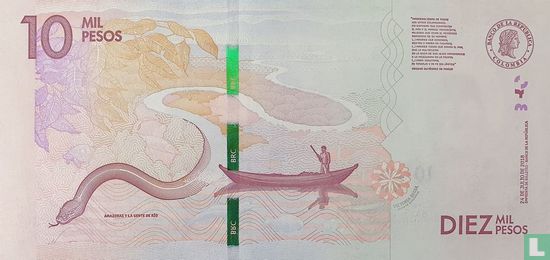Colombia 10.000 Pesos - Afbeelding 2